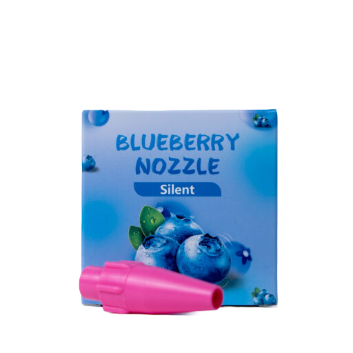 Flavour silent nozzle blueberry for disposable n2o cylinder
